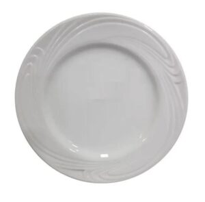 LOCACAO Prato de Sobremesa Raso Porcelana Wave Shimitd