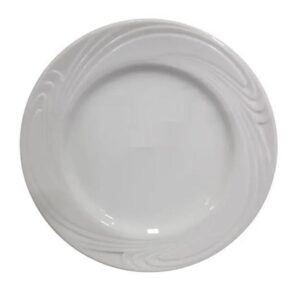 LOCACAO Prato de Sobremesa Raso Porcelana Wave Shimitd