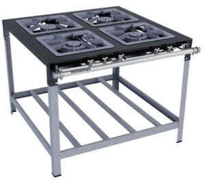LOCACAO Fogão 4 Bocas 40X40 Baixa Pressão