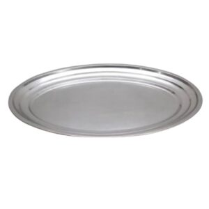 LOCACAO Bandeja Saladeira Inox Oval